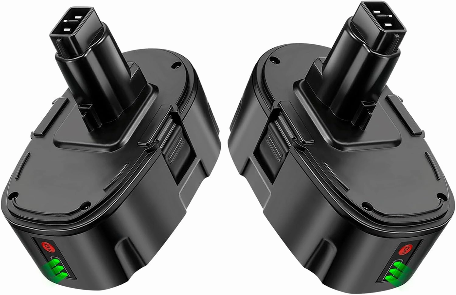 Replacement Battery for Dewalt 18V Battery, 6.5Ah Lithium-Ion Battery Compatible with Dewalt 18V Cordless Power Tools, 2 Pack