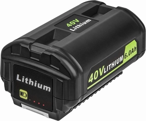 Replacement Battery for Ryobi 40v Battery OP4015 OP4050A OP4040 OP4050 OP40201 Compatible with Ryobi 40V Cordless Power Tools, Capacity 6.0Ah