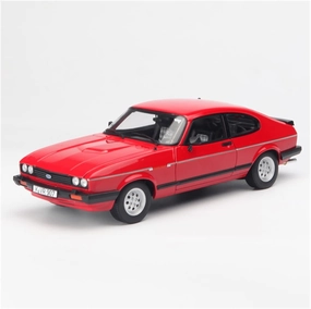 Resin Car Vehicle Model Fit for Ford 2.8I 1 18 Classic Red Sedan Alloy Car Model Retro Decoration Display Collectible Festive Deluxe Gift
