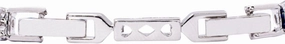 RIZILIA 18K White Gold 1.2" Extender & Tennis Bracelet Set
