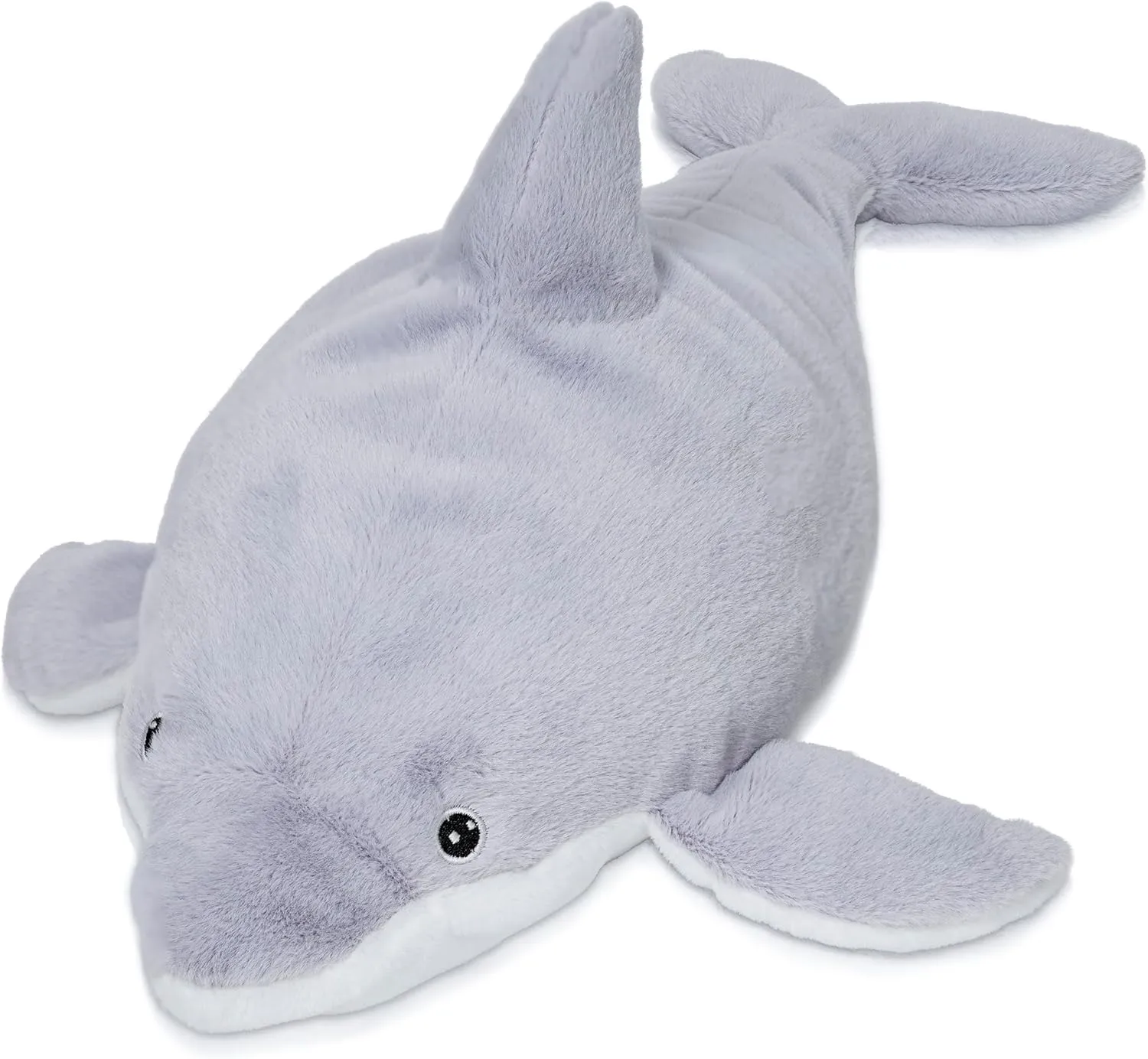 Royal Brooks Microwavable Dolphin Plush for Anxiety, Bedtime & Cuddle Companion, Soreness & Pain Relief, Ocean Living Gift