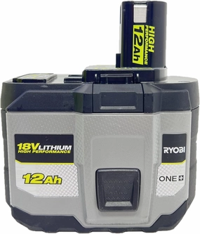 RYOBI 18 Volt 12 Ah Lithium-Ion High Performance Battery