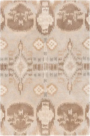 SAFAVIEH Wyndham Collection Accent Rug - 2' x 3', Natural & Multi, Handmade Modern Wool, Ideal for High Traffic Areas in Entryway, Living Room, Bedroom (WYD723A)