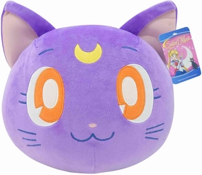 Sailor Moon Luna Mochi Ball Plush Stuffed Animal - 14" Cute, Collectable and Cuddly Toy Character - Ultra-Soft Polyester Fabric