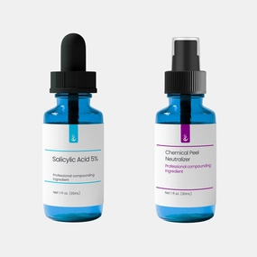 Salicylic Acid 5% Solution & Neutralizer (30 ml each) by Pure Original Ingredients, Pure & Simple Serums, Effective Yet Gentle
