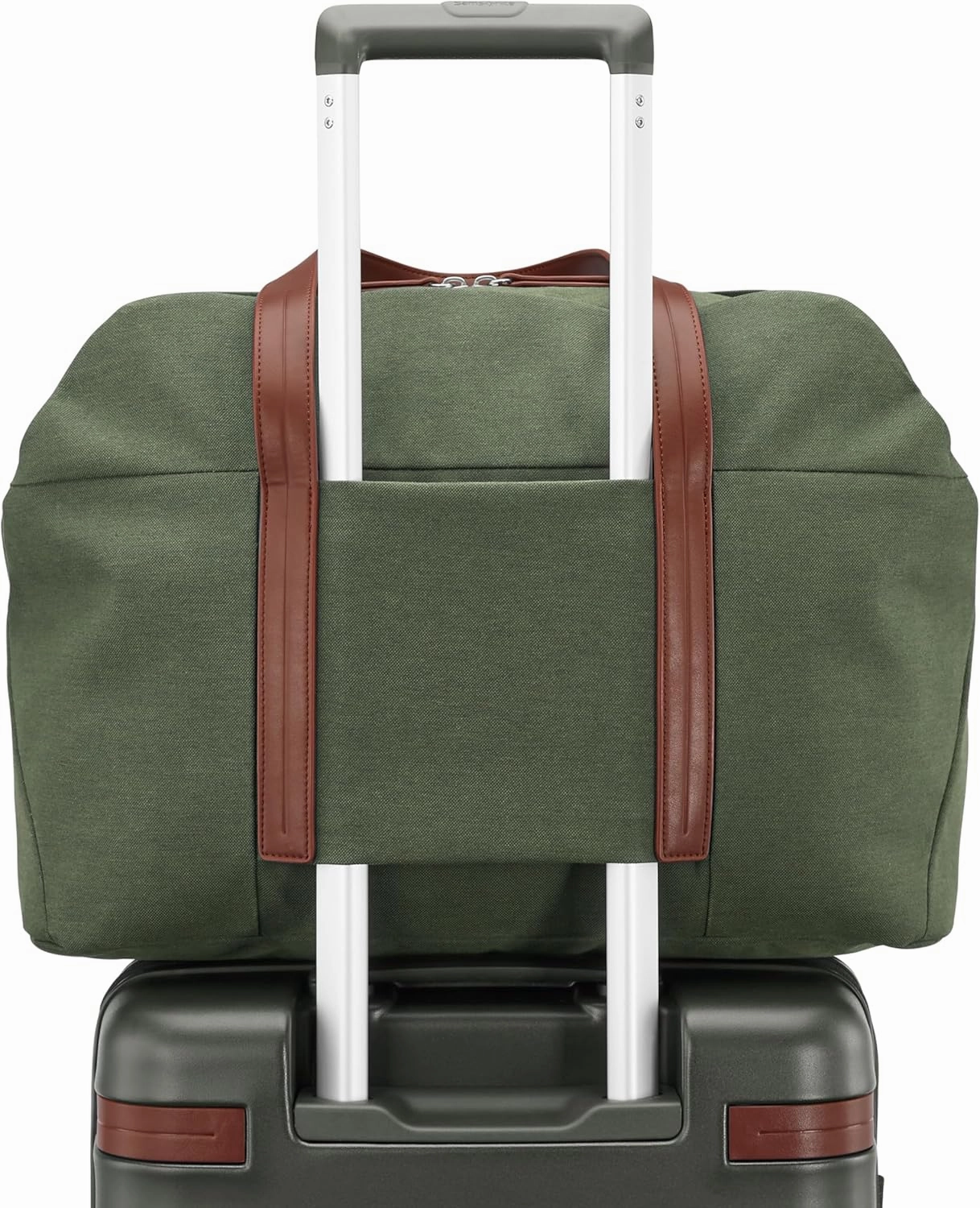 Samsonite Virtuosa Weekender Duffel Overnight Bag with Laptop Computer Sleeve, Pine Green