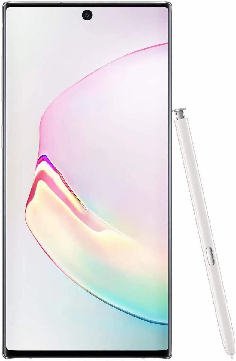 Samsung Galaxy Note 10, 256GB, Aura White - Fully Unlocked (Renewed)