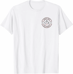 Santa Cruz Beach California CA Retro Surfer Front & Back T-Shirt