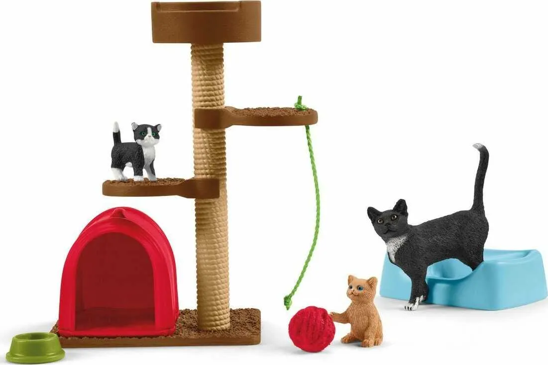 Schleich Playtime for cute cats