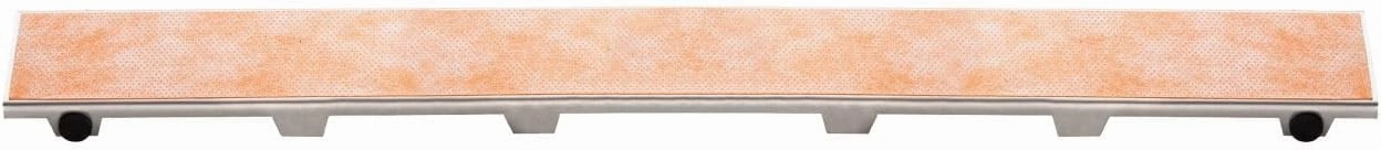 Schluter Kerdi-Line Frameless Grate Assembly for Ceramic & Stone Tiles - Use with Center Outlet Channel Body - Tile Design, 24" Length - KL1DRE60