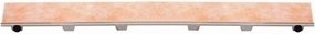 Schluter Kerdi-Line Frameless Grate Assembly for Ceramic & Stone Tiles - Use with Center Outlet Channel Body - Tile Design, 32" Length - KL1DRE80