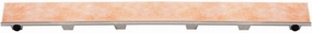 Schluter Kerdi-Line Frameless Tileable Grate Assembly for Ceramic & Stone Tiles - Use with Off-Set Outlet Channel Body - Tile Design, 32" Length - KL1DROE80