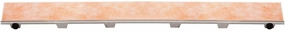 Schluter Kerdi-Line Frameless Tileable Grate Assembly for Ceramic & Stone Tiles - Use with Off-Set Outlet Channel Body - Tile Design, 36" Length - KL1DROE90