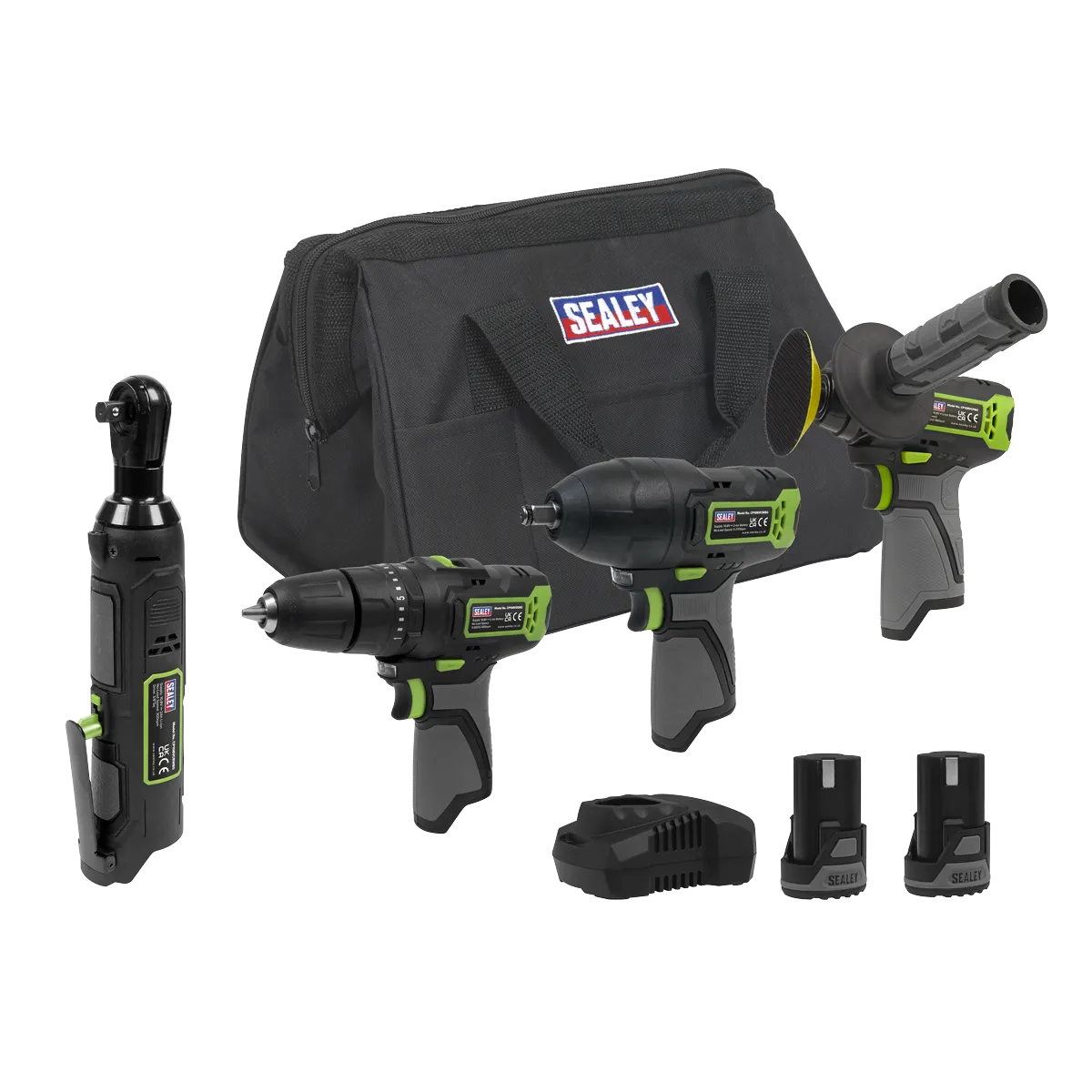 Sealey 4 x SV10.8 Series Cordless Combo Kit 10.8V