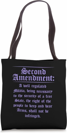 Second Amendment Rights Proud 2A Pro Gun Rights American Tote Bag
