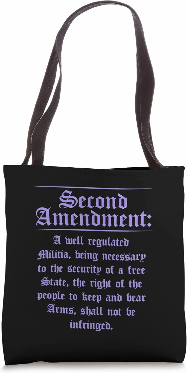 Second Amendment Rights Proud 2A Pro Gun Rights American Tote Bag