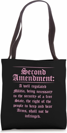 Second Amendment Rights Proud 2A Pro Gun Rights American Tote Bag