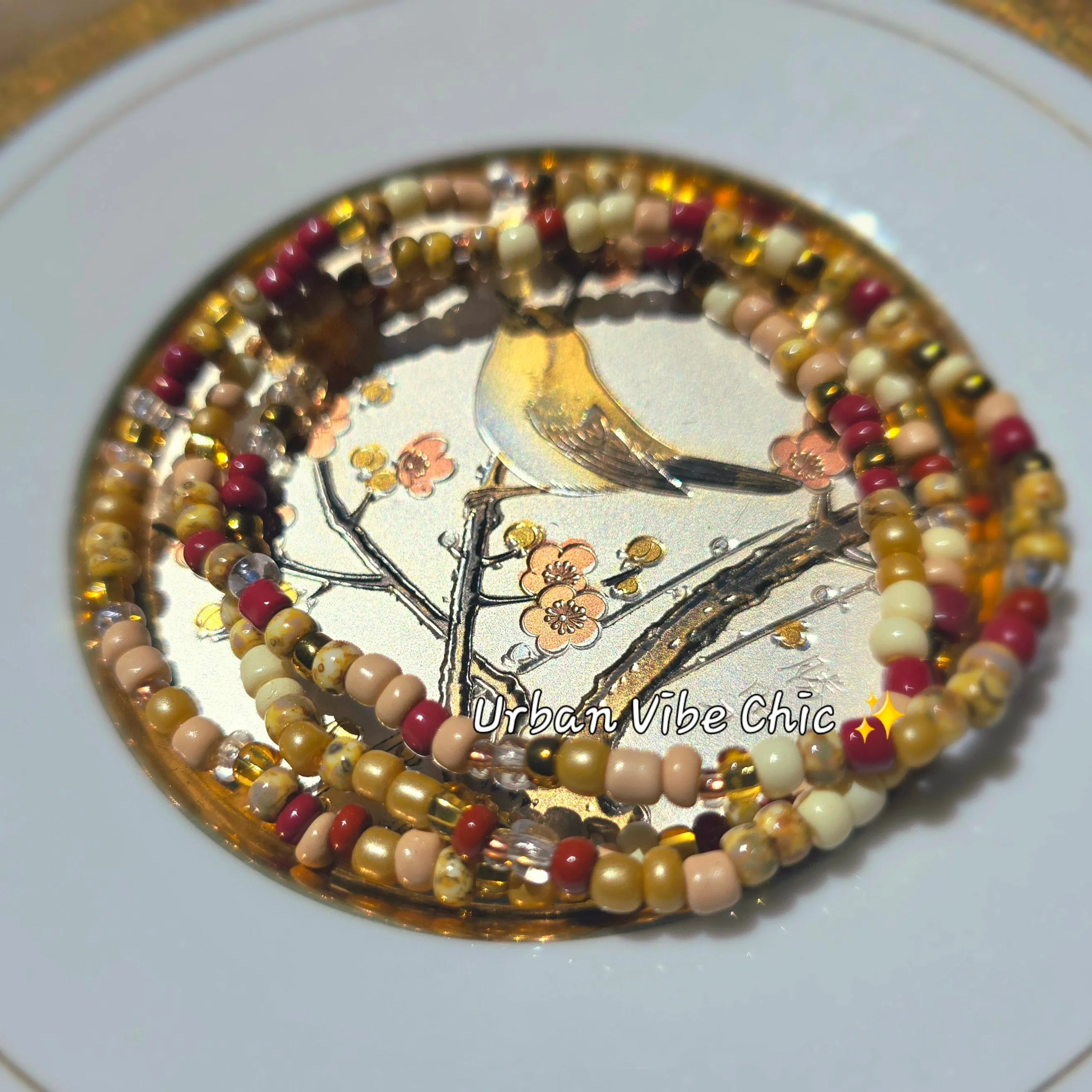 Seed Beads Stretch Bracelets - Deep Nude (Copy)