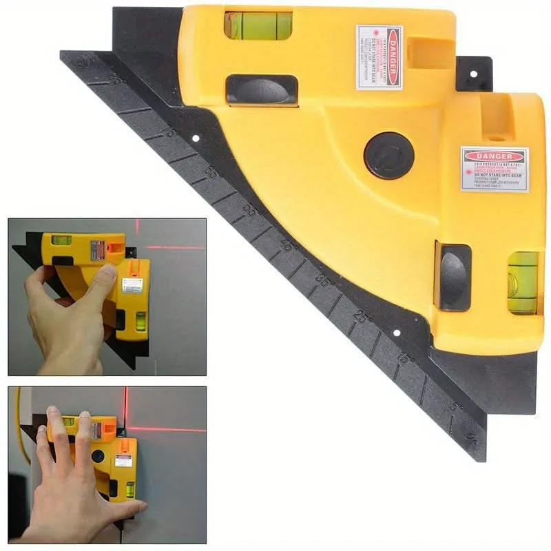 Self-Leveling 90° Laser Level Tool