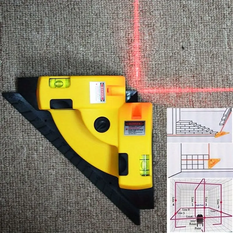 Self-Leveling 90° Laser Level Tool