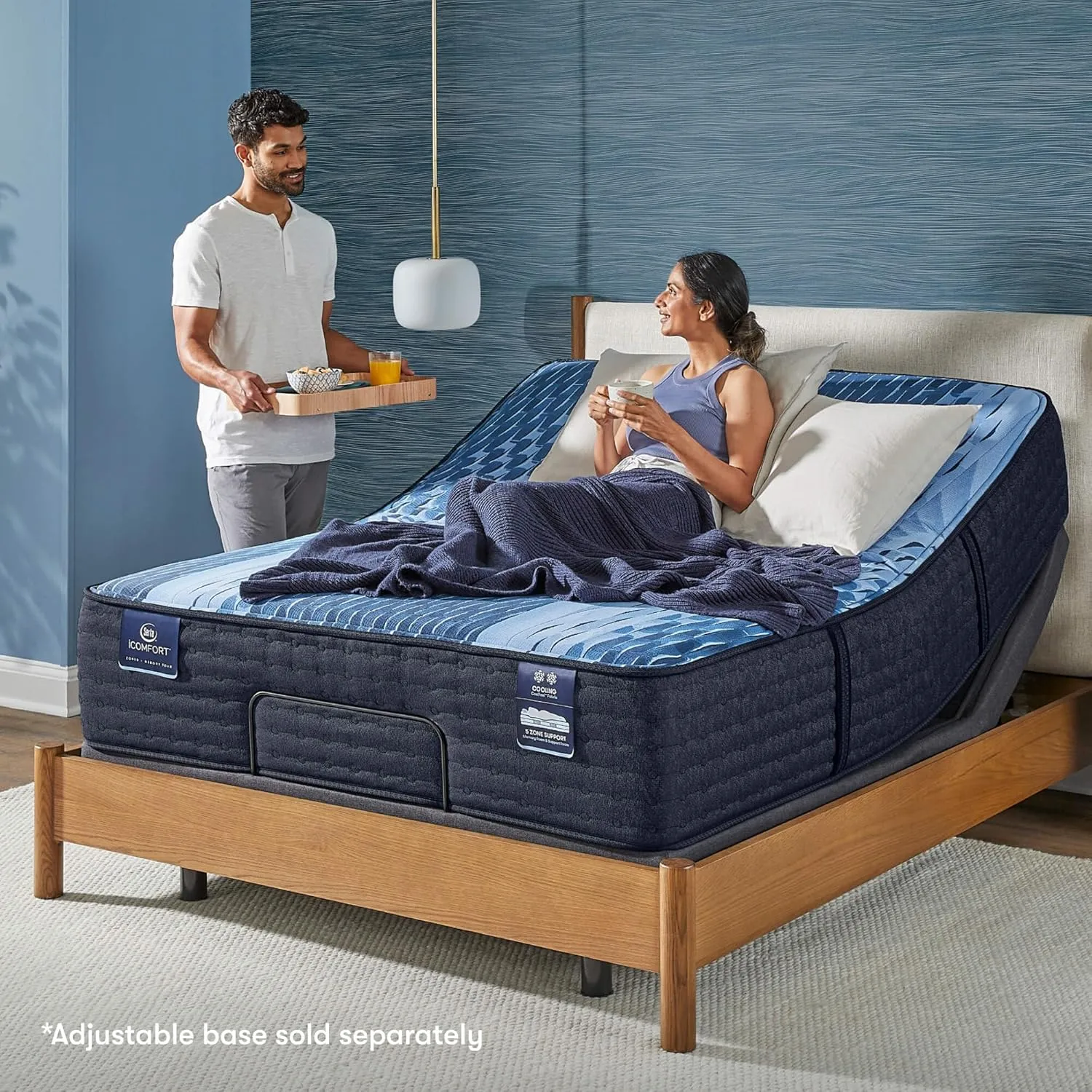 Serta iComfort - Aspire 14" Plush King Memory Foam Mattress - Pressure-Relieving, Cooling, and Supportive for a Restorative Sleep - 100 Night Trial, CertiPUR-US Certified