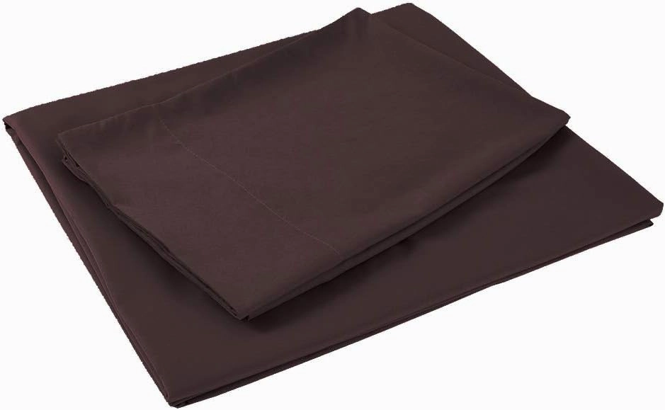 Sfoothome Coffee Full Sheets Set - Hotel Luxury 4-Piece Bed Set, Extra Deep Pocket, 1800 Series Bedding Set, Wrinkle & Fade Resistant, Sheet & Pillow Case Set (Full, Coffee)