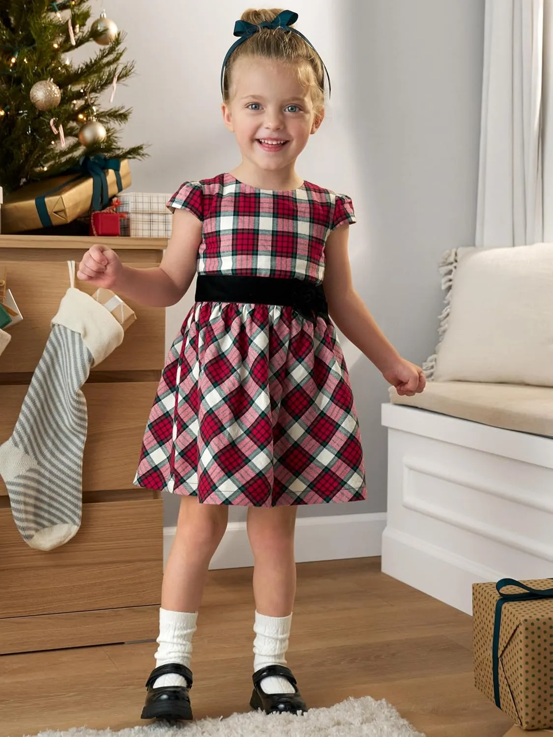Simple Joys by Carter's Toddlers and Baby Girls' 2-Piece Special Occasion Dress and Cardigan Set