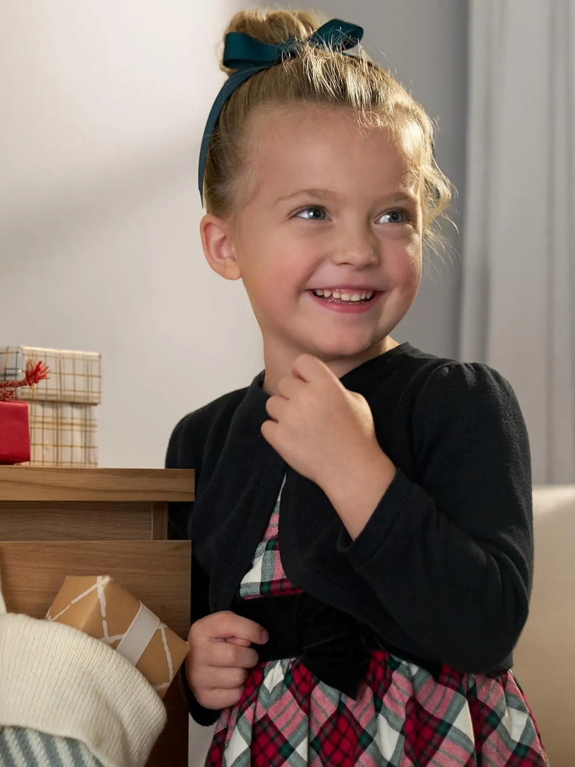 Simple Joys by Carter's Toddlers and Baby Girls' 2-Piece Special Occasion Dress and Cardigan Set