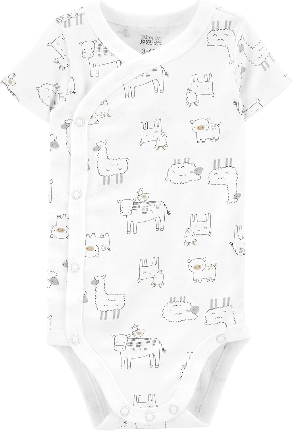 Simple Joys by Carter's unisex-baby 5-pack Side Snap Short-sleeve Bodysuit