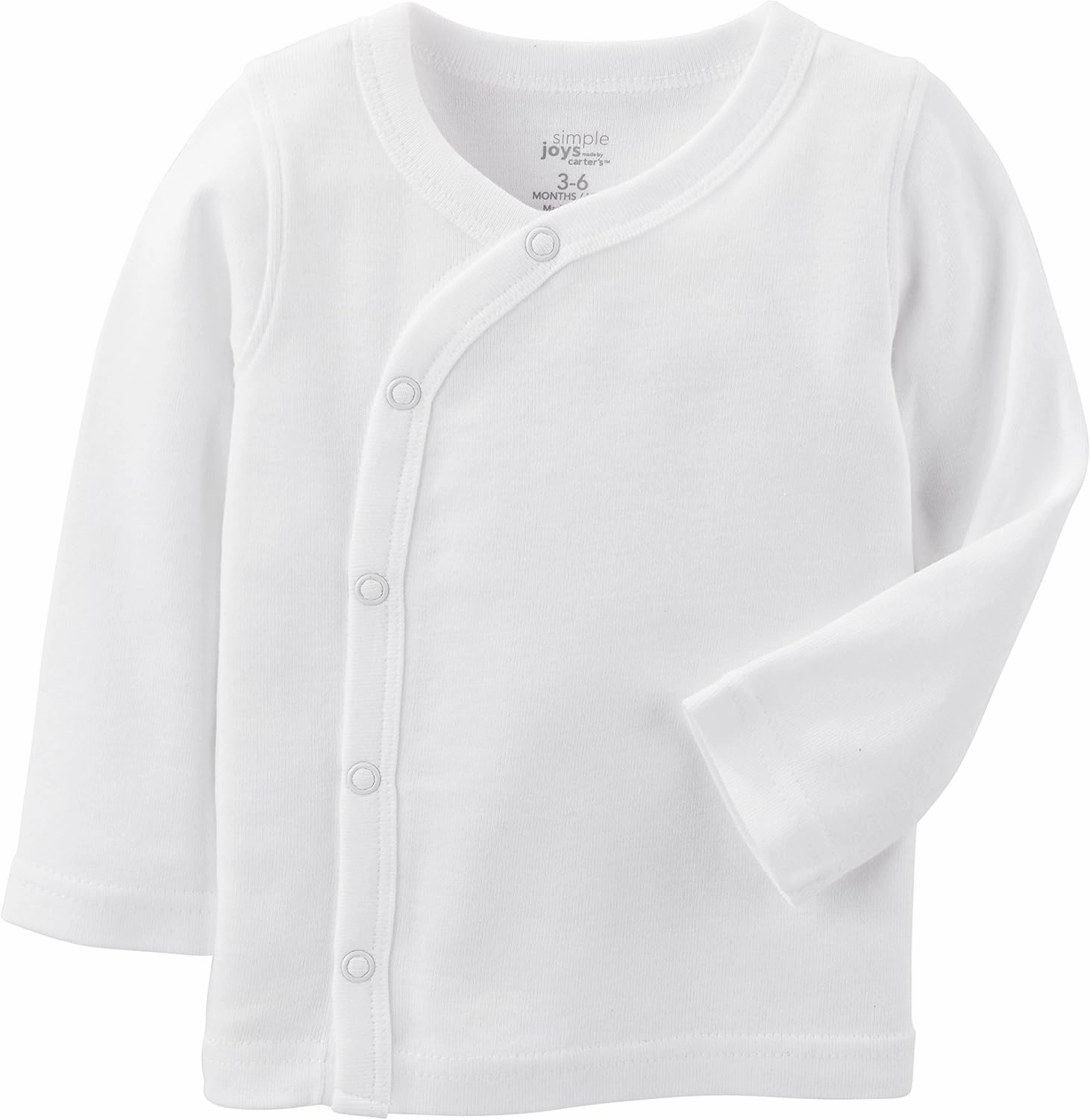 Simple Joys by Carter's Baby 5-Pack Side-snap Long-Sleeve Shirt