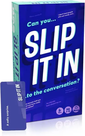 Slip It in | Quick to Learn & Play | Fun Party Game for Adults Ages 17  | Perfect for Any Occasion