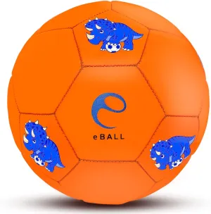 Soccer Ball Size 3 & Size 4 Soccer Ball for Kids 3-12, Kids Soccer Ball Toy for Toddler 4 5 6, Dinosaur Cartoon Outdoor Sports Ball for Boys Girls Juniors 7 8 9 10 11