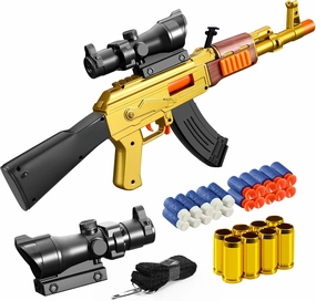 Soft Bullets Toys Guns for Boys Toy Gun Sniper Rifle with Sight Lanyard Realistic Toy Foam Blasters Cool Toys for Kids Ages 8-12 Fidget Toys Gifts for Boys Adults.