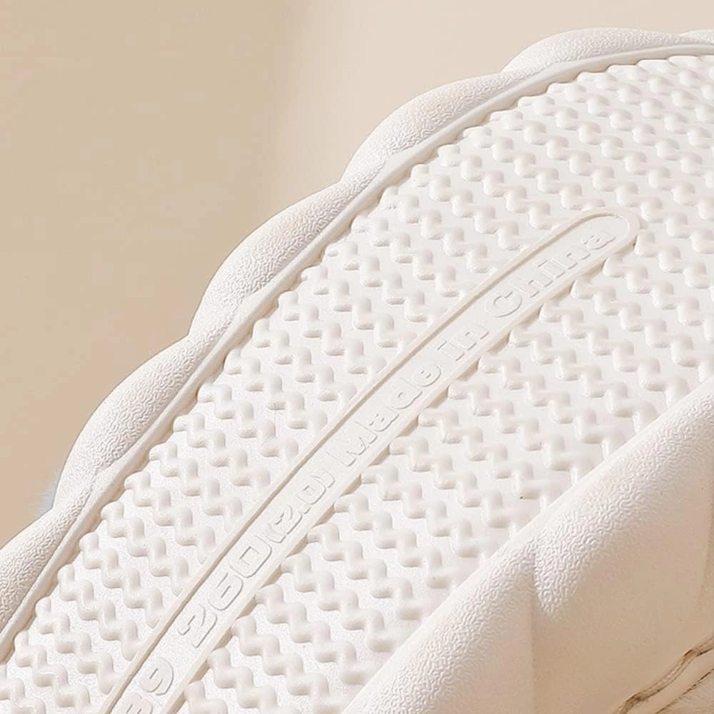 Soft Plush Whale Shark Fuzzy Slippers 1.6'' Heightening Soles for Women Men, Winter Faux Fur Cute Animal Couple Matching Home Slippers