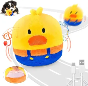 Sound-Activated Interactive Dog Toys for Small & Medium Dogs, Puppy Toys to Keep Them Busy, Indoor Rechargeable Vibrating, Jumping,Talking & Moving Dog Toys for Puppies & Adult Dogs (5 Inch)