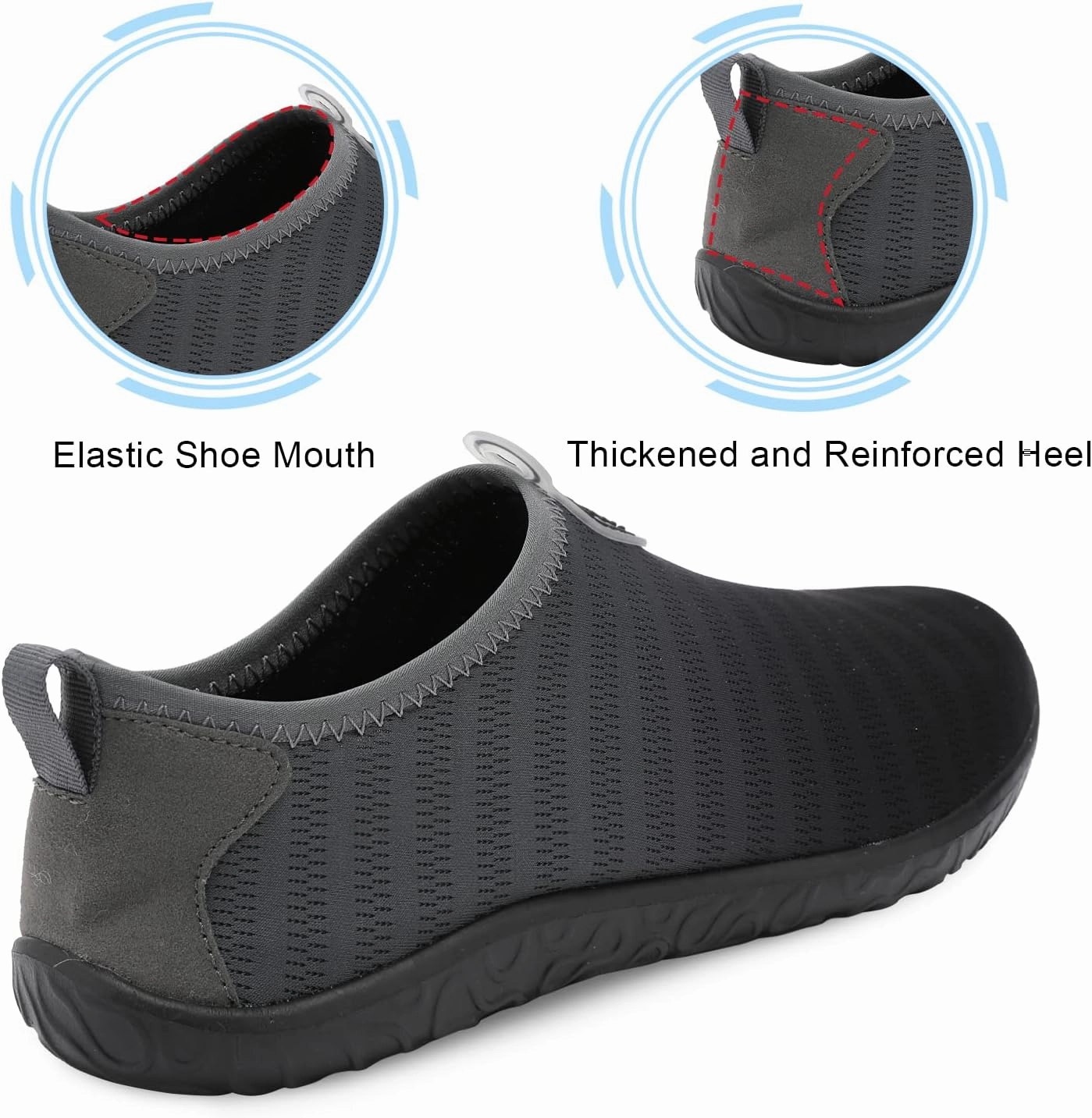 Spesoul Womens and Mens Water Shoes Breathable Quick Dry Soft Barefoot Aqua Socks for Hiking Swim Beach Surf Yoga Sport