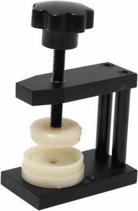 Spiral Watch Press Tool for Back Cover Removal Handheld Watch Repair Tool Essential for Watchmakers and Repairers High Black Finish