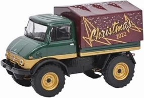Sports car Metal Model 1:64 for Unimog U406 Alloy Car Model Christmas Edition Collectible Souvenir Finished Display Toy for Home Décor