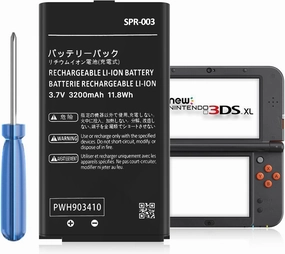 SPR-003 Battery, 2025 New Upgraded (3200mAh) Ultra High Capacity Li-ion Battery Replacement for Nintendo 3DS XL New 3DS XL LL Game Console, Switch Game Console, with Repair Tool Kit