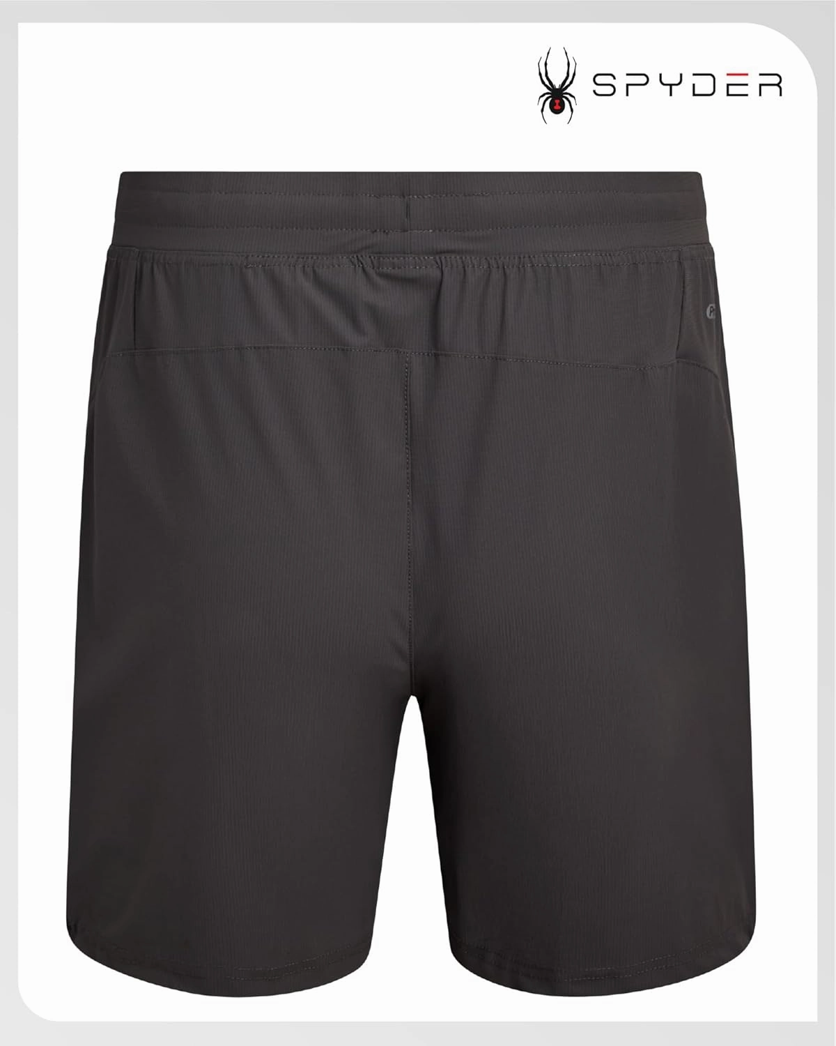 Spyder Men's Gym Shorts - Nylon Stretch 7'' Knit Active Workout Shorts with Zipper Pockets for Running, Hiking (Sizes: S-XL)
