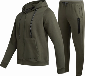 Spyder Mens Tracksuit - 2 Piece Sweatsuit for Men with Zip Up Hoodie & Jogger Sweatpants, Track Suit for Jogging or Warm Up
