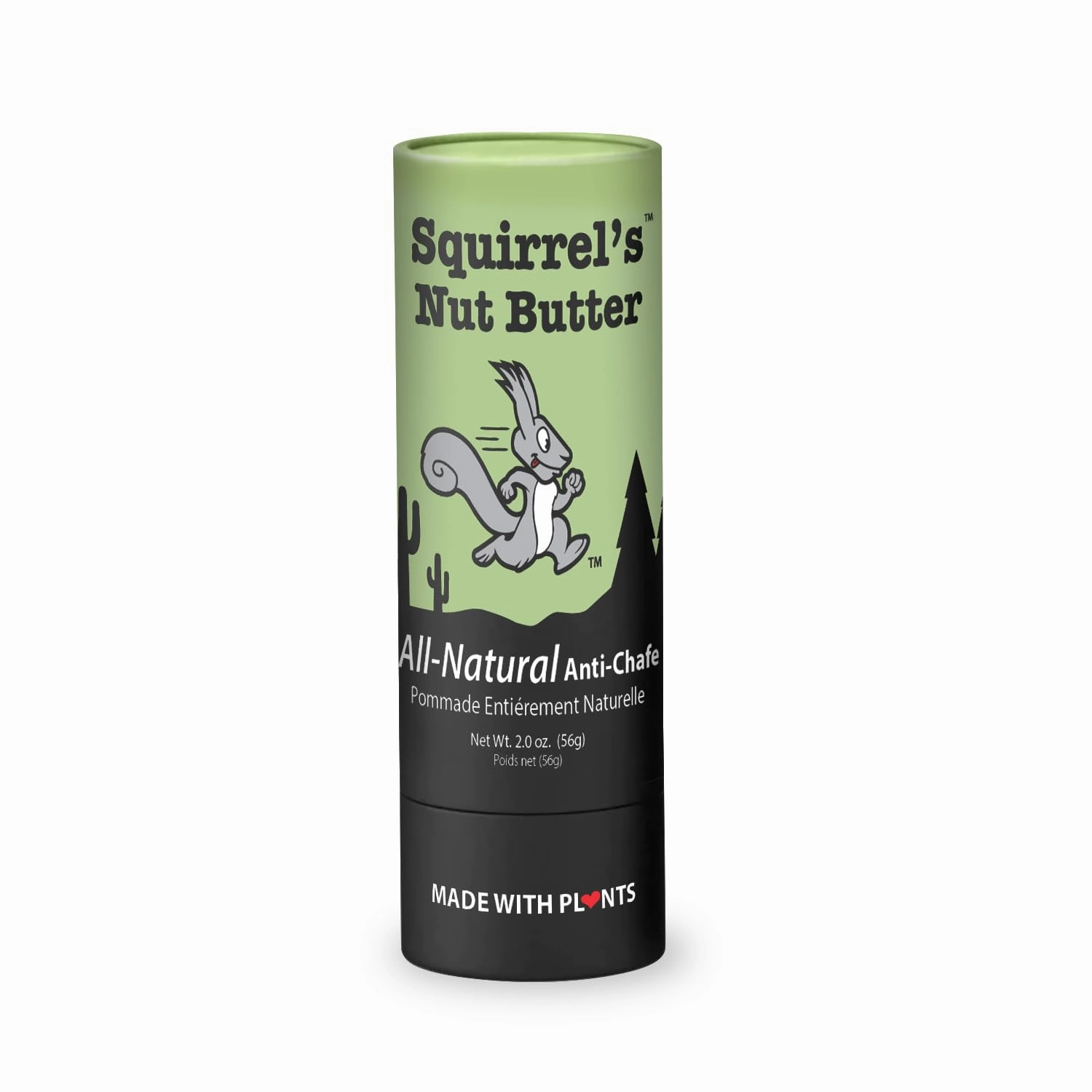 Squirrel's Nut Butter All Natural Anti-Chafe Compostable Tube