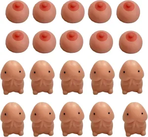 Squishies Mochi Squishy Toys Ding Ding Squishies Cute Cartoon Dingding Toy Mini Kawaii Squishy Squeeze Stress Relief Toys Stress Relief Toys for Adults Anti Stress Ball (20PCS)