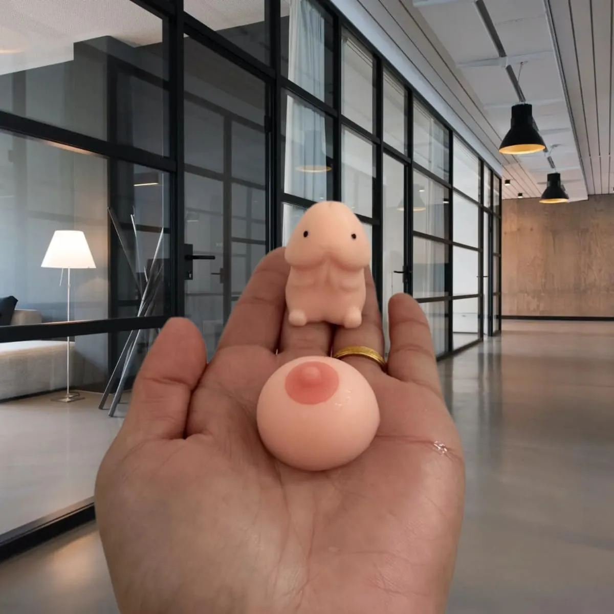 Squishies Mochi Squishy Toys Ding Ding Squishies Cute Cartoon Dingding Toy Mini Kawaii Squishy Squeeze Stress Relief Toys Stress Relief Toys for Adults Anti Stress Ball (20PCS)