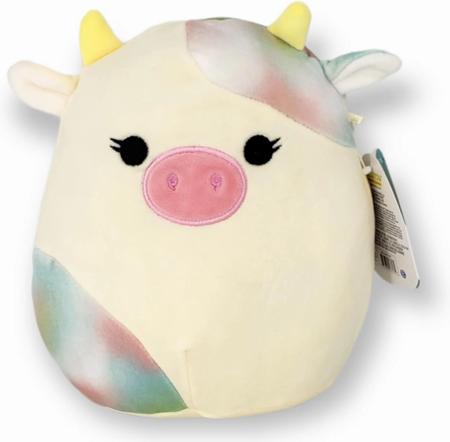 SQUISHMALLOW KellyToys - 8 Inch (20cm) - Candess The Cow - Super Soft Plush Toy Animal Pillow Pal Buddy Stuffed Animal Birthday Gift