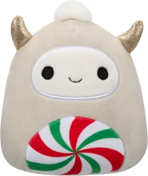 Squishmallows Christmas Yeti White Peppermint Belly Soft Toy 12cm - Squishmallow Original 2024
