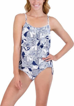 Stella Parker Women's Tankini Quick Dry, Tummy Control, 2 Piece Swimsuit Set, Adjustable, Bathing Suits