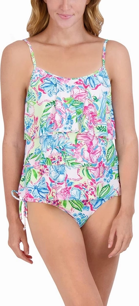 Stella Parker Women's Tankini Quick Dry, Tummy Control, 2 Piece Swimsuit Set, Adjustable, Bathing Suits