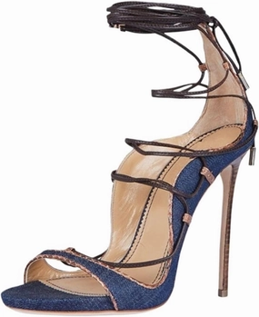 Strappy Heels for Women Open Toe Lace Up Stiletto High Heeled Sandals Prom Party Daily Wedding Shoes