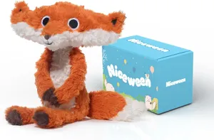 Stuffed Animals Adorable Fox Plush Toys 15 inches Soft and Comfort Fox Plush Toy Gift for Kids, Orange/White